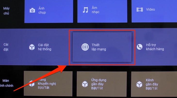 cach ket noi mang tren smart tivi sony 2018 2